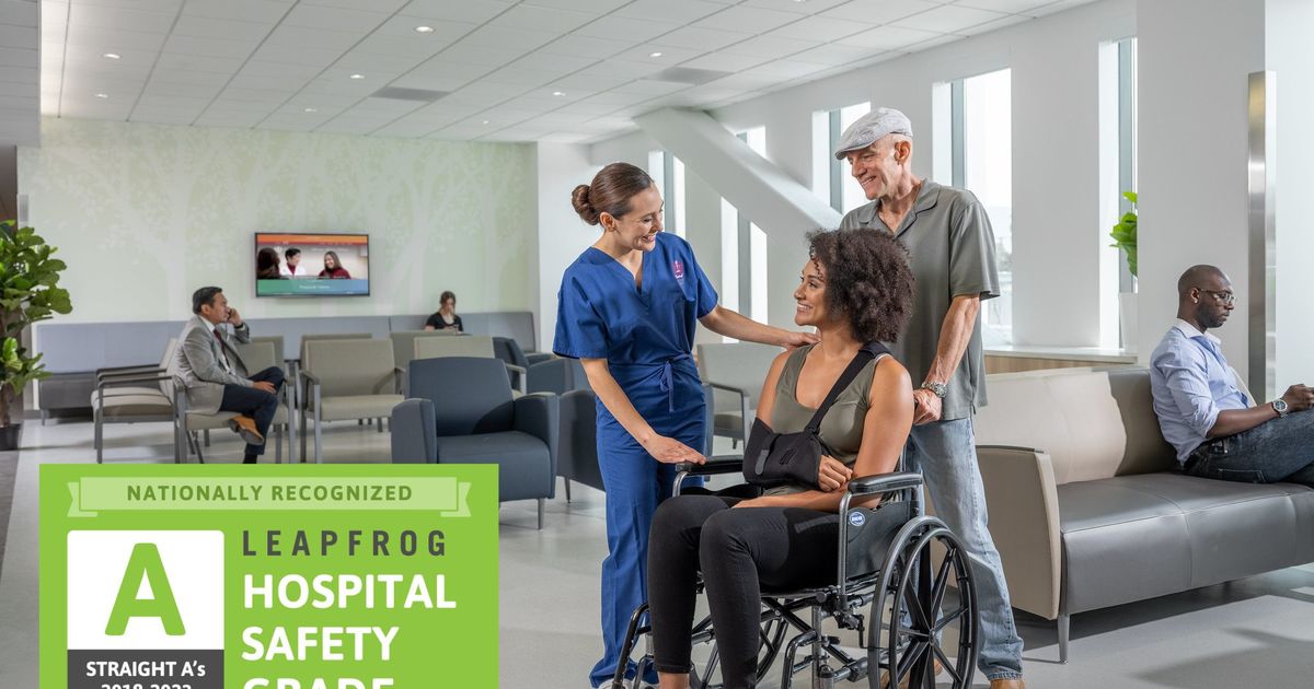 Medical Center, East Campus Hospitals nationally recognized with an ‘A